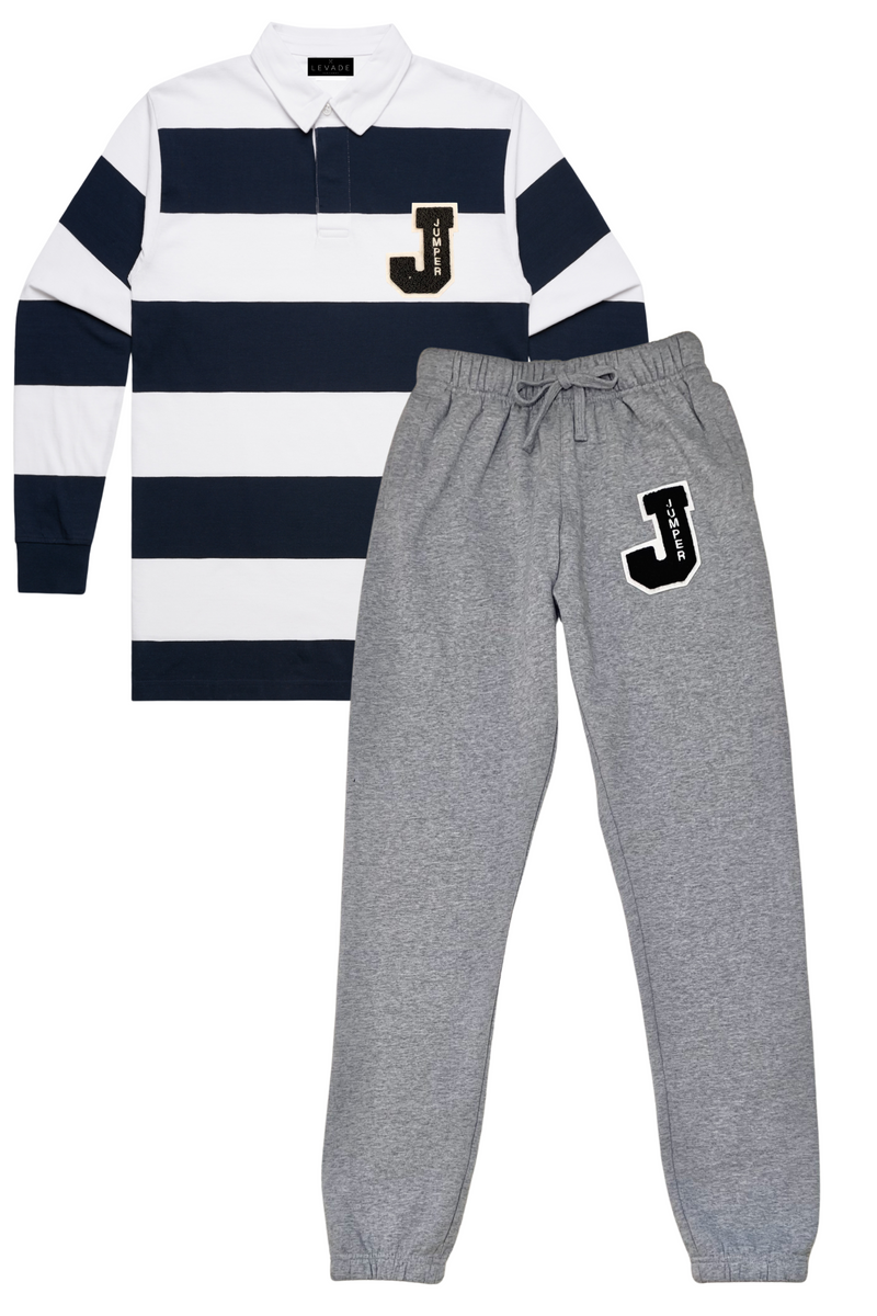 Jumper Rugby and Jogger Set