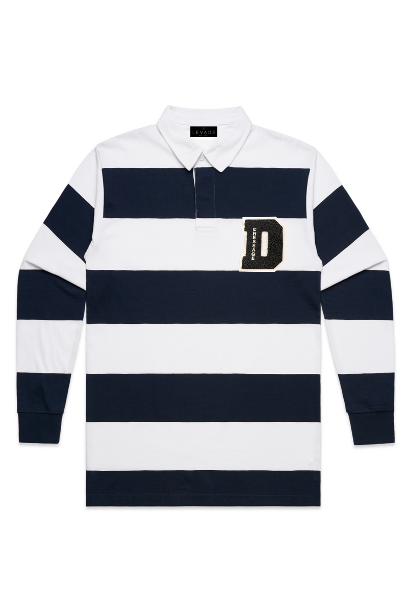 Dressage Vintage Varsity Rugby Shirt Levade Kentucky