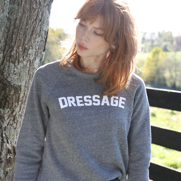 Dressage Vintage Varsity Sweatshirt – Levade Kentucky